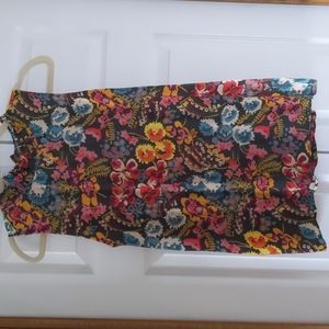 Loft sleeveless floral top